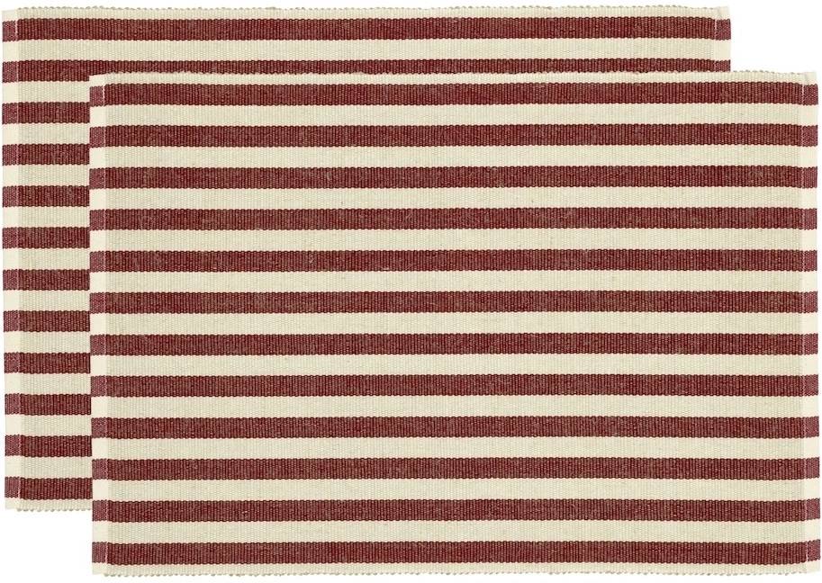 Södahl Prostírání 33x48 2ks Statement Stripe Red