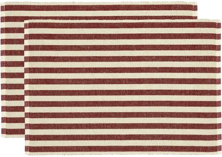 Södahl Prostírání 33x48 2ks Statement Stripe Red