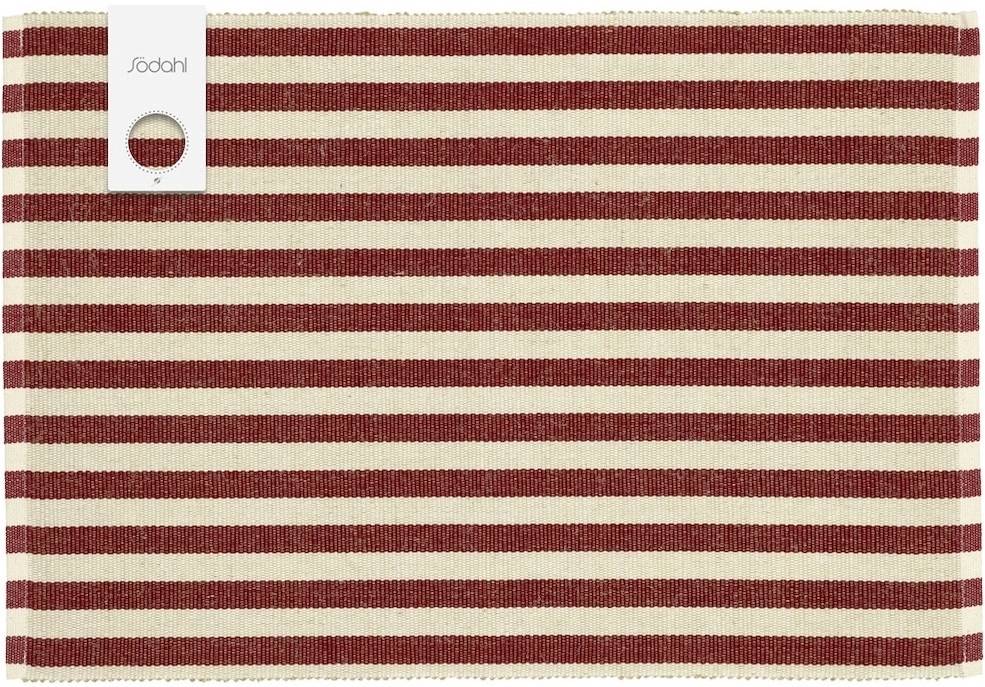 Södahl Prostírání 33x48 2ks Statement Stripe Red
