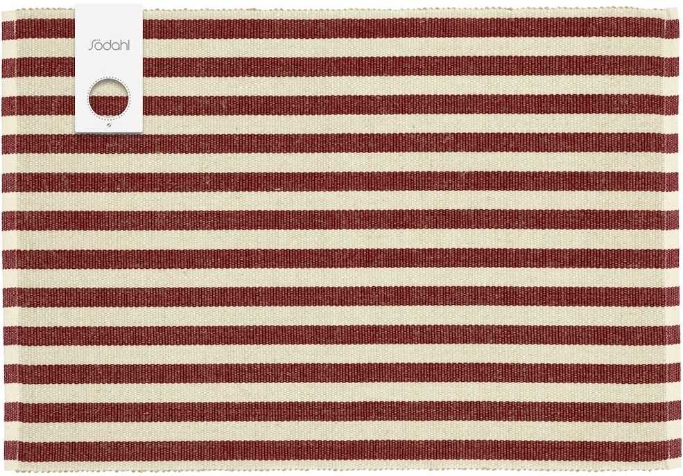 Södahl Prostírání 33x48 2ks Statement Stripe Red