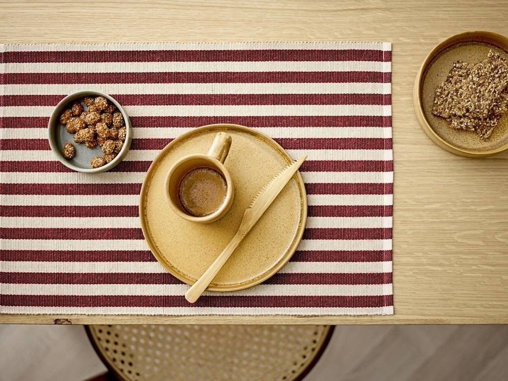 Södahl Prostírání 33x48 2ks Statement Stripe Red