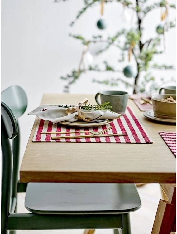 Södahl Prostírání 33x48 2ks Statement Stripe Red