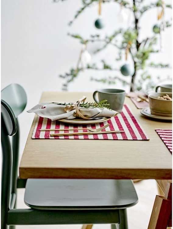 Södahl Prostírání 33x48 2ks Statement Stripe Red