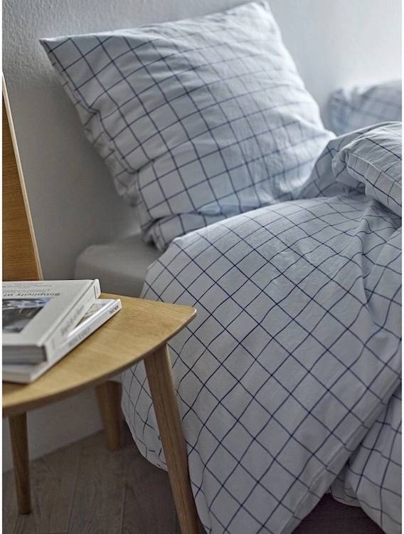 Södahl Bavlněné povlečení 140x200 Vista Linen Blue