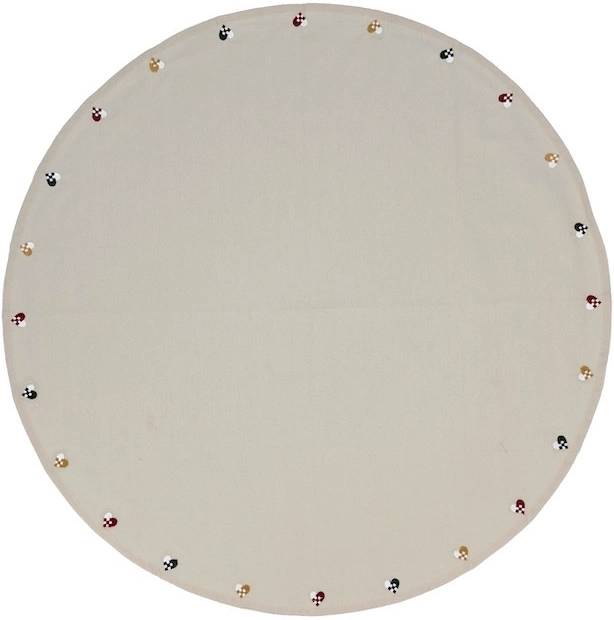 Södahl Ubrus pod stromeček ⌀110cm Christmas Hearts Embroidey Red