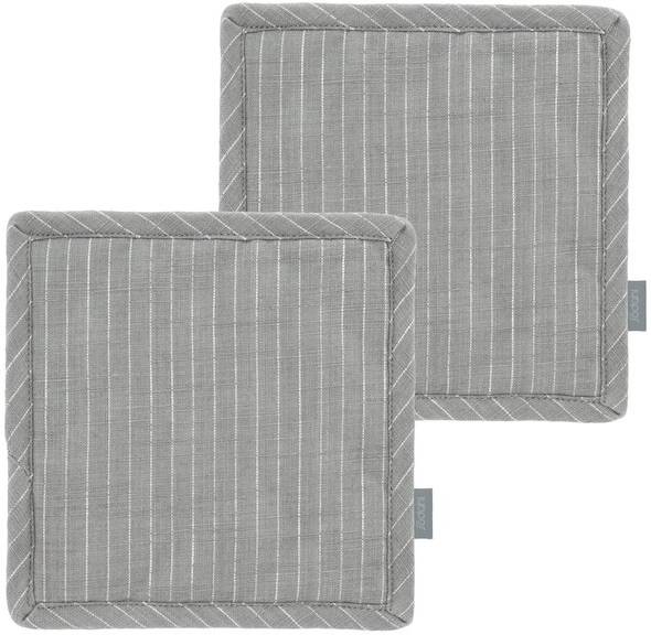 Södahl Kuchyňské chňapky 20x20 2ks Line Stone Grey