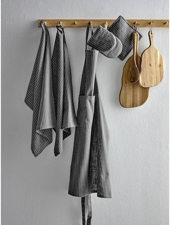 Södahl Kuchyňské chňapky 20x20 2ks Line Stone Grey