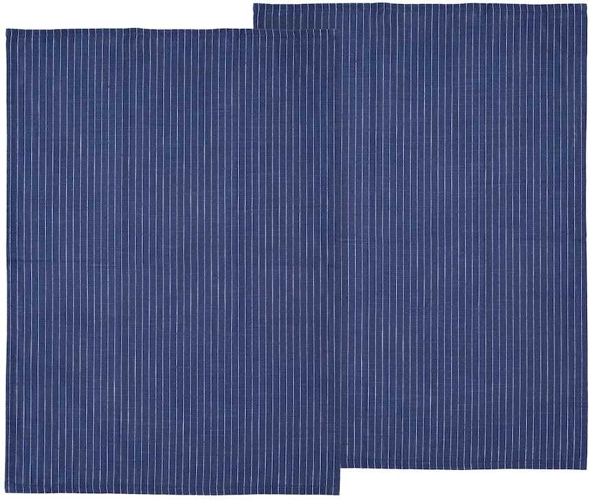 Södahl Kuchyňská utěrka 50x70 Line (sada 2 ks) Royal Blue