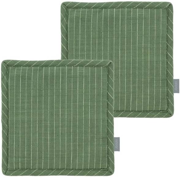 Södahl Kuchyňské chňapky 20x20 2ks Line Stone Green