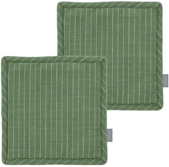 Södahl Kuchyňské chňapky 20x20 2ks Line Stone Green