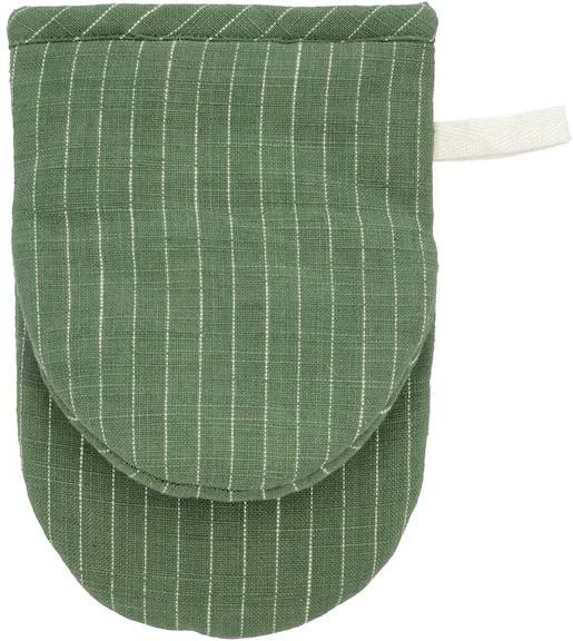 Södahl Mini kuchyňská chňapka 14x21 Line Green