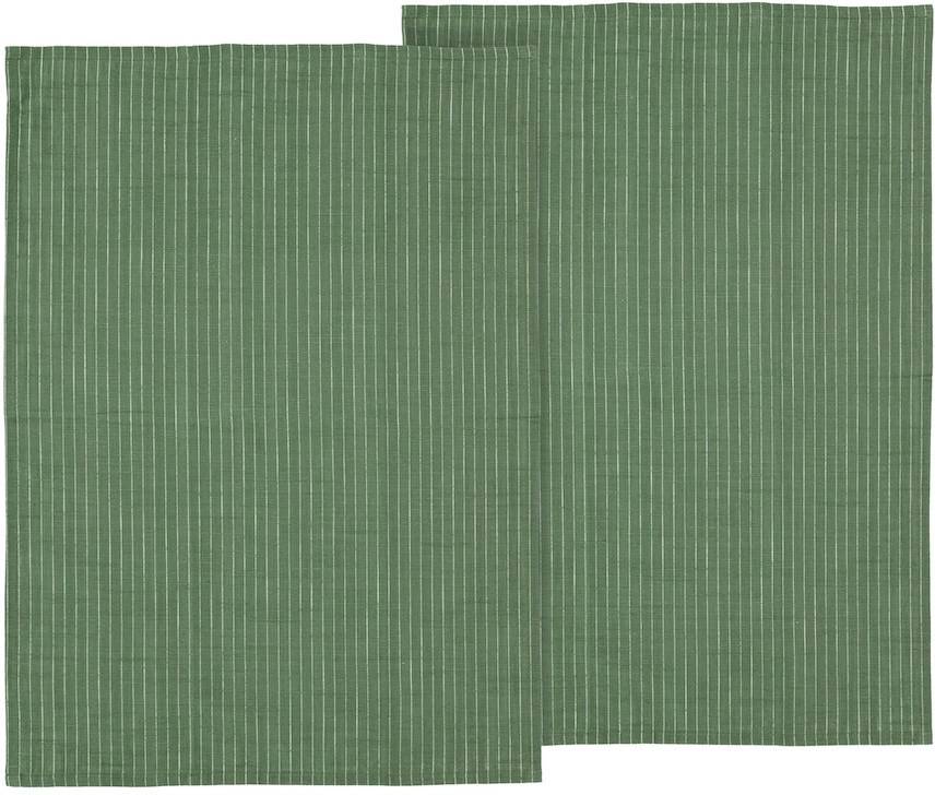 Södahl Kuchyňská utěrka 50x70 Line 50x70 (sada 2 ks) Green