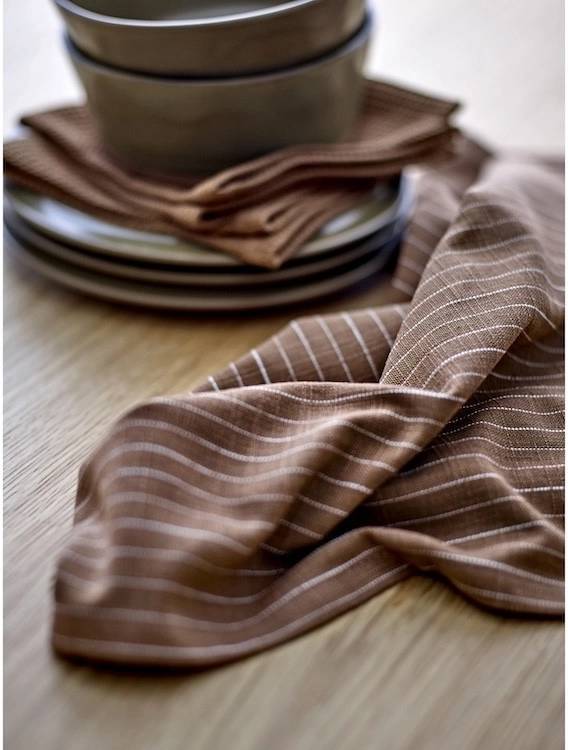 Södahl Kuchyňská utěrka 50x70 Line (sada 2 ks) Warm Taupe