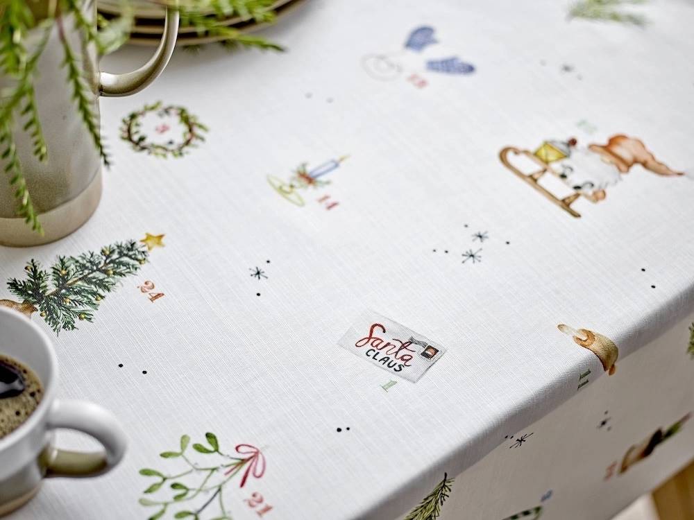 Södahl Kuchyňský ubrus 140x350 Christmas Days Red