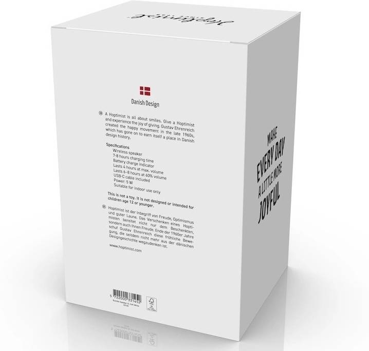 Hoptimist Reproduktor XL Soft Bílý