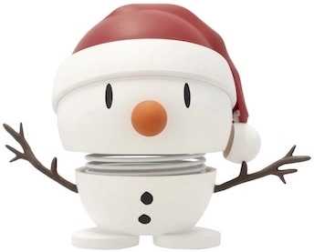 Hoptimist Figurka Hoptimist Sněhulák Santa Soft S Bílá