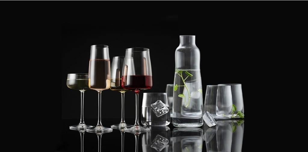 Lyngby Glas Karafa na vodu a 4 sklenice Zero