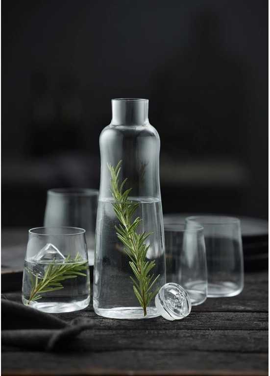 Lyngby Glas Karafa na vodu a 4 sklenice Zero