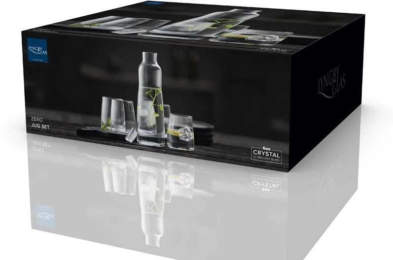 Lyngby Glas Karafa na vodu a 4 sklenice Zero
