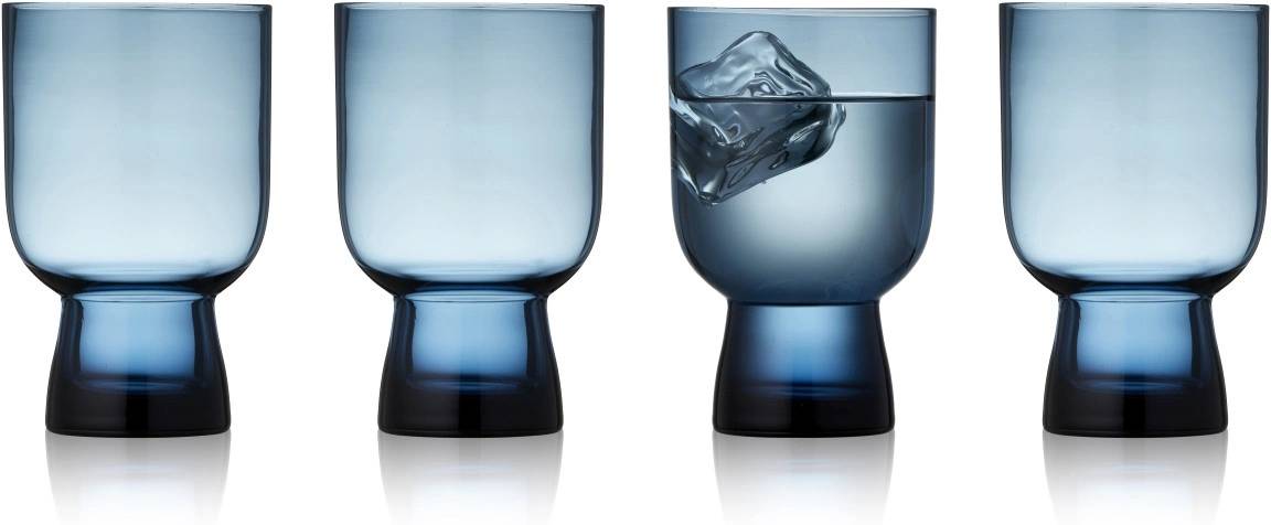 Lyngby Glas Sklenice na vodu Sorrento 30 cl (4 ks) Blue