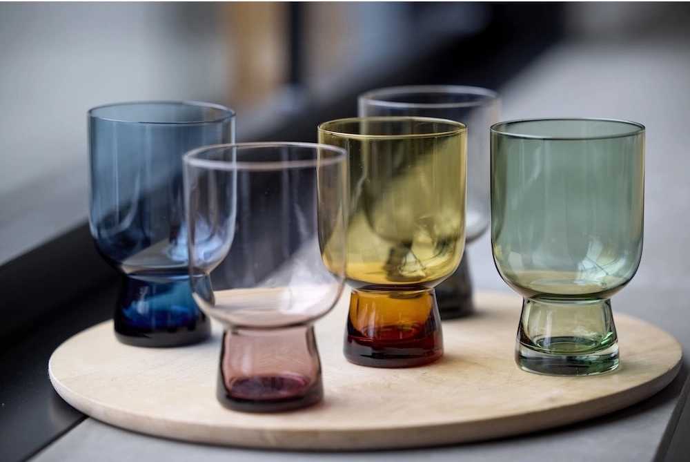 Lyngby Glas Sklenice na vodu Sorrento 30 cl (4 ks) Blue