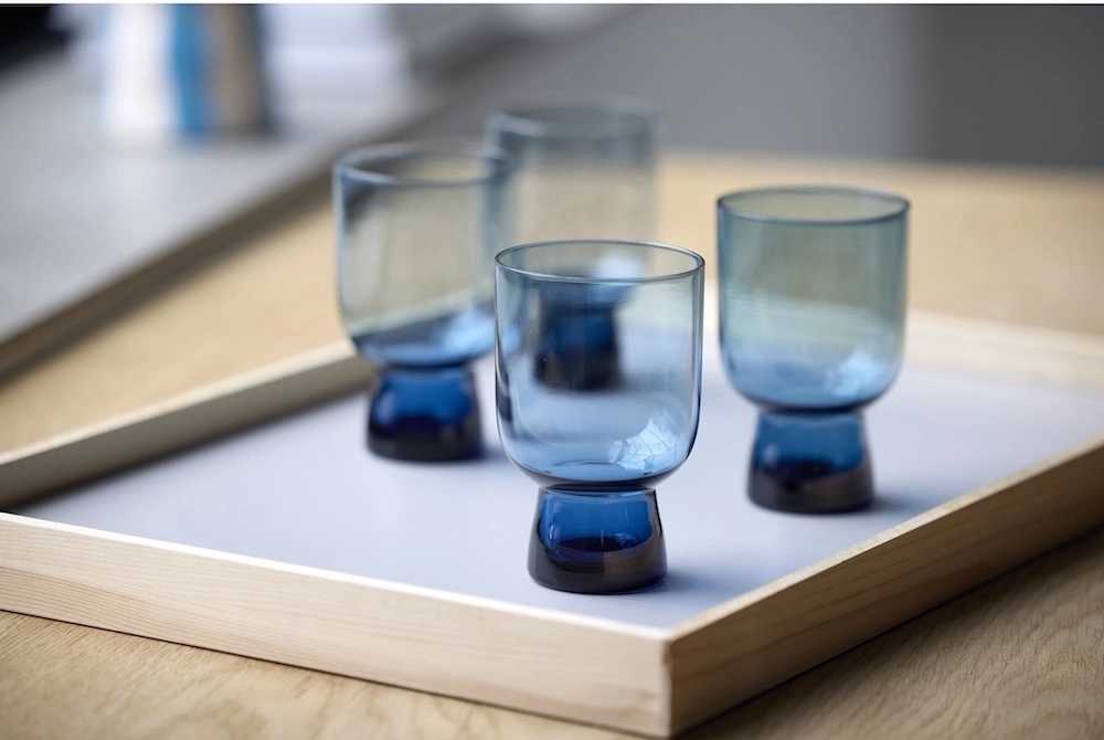 Lyngby Glas Sklenice na vodu Sorrento 30 cl (4 ks) Blue