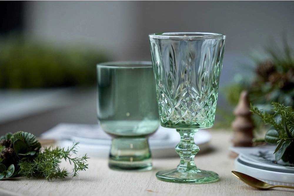 Lyngby Glas Sklenice na vodu Sorrento 30 cl (4 ks) Green