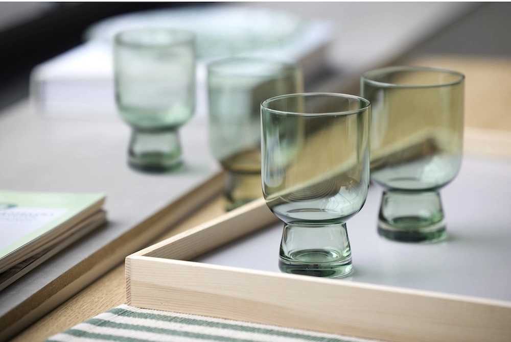 Lyngby Glas Sklenice na vodu Sorrento 30 cl (4 ks) Green