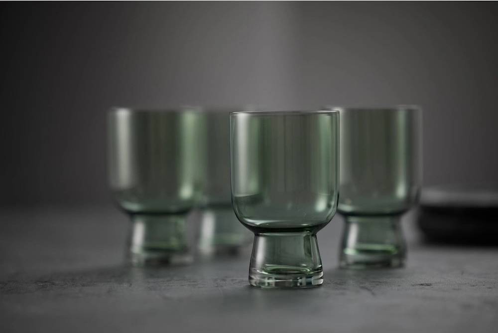 Lyngby Glas Sklenice na vodu Sorrento 30 cl (4 ks) Green