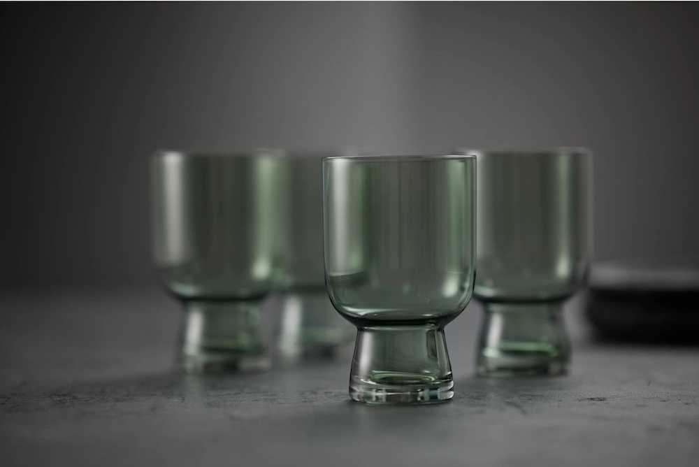 Lyngby Glas Sklenice na vodu Sorrento 30 cl (4 ks) Green