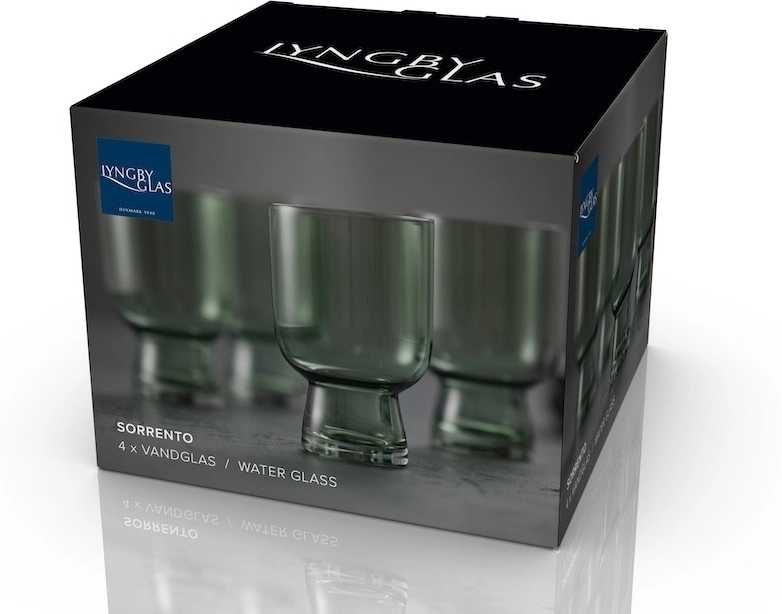 Lyngby Glas Sklenice na vodu Sorrento 30 cl (4 ks) Green