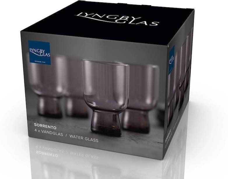 Lyngby Glas Sklenice na vodu Sorrento 30 cl (4 ks) Pink