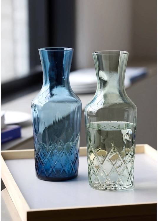 Lyngby Glas Karafa na vodu Sorrento 1l Blue