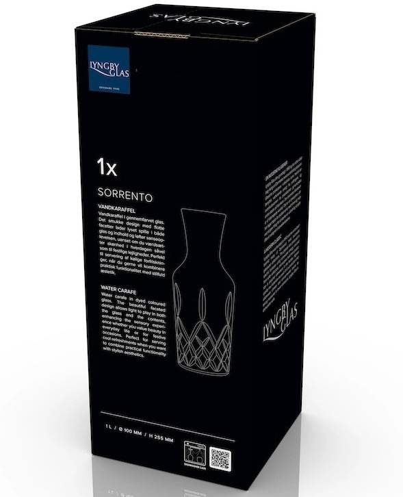 Lyngby Glas Karafa na vodu Sorrento 1l Blue