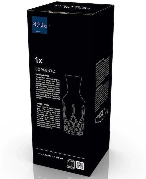 Lyngby Glas Karafa na vodu Sorrento 1l Blue