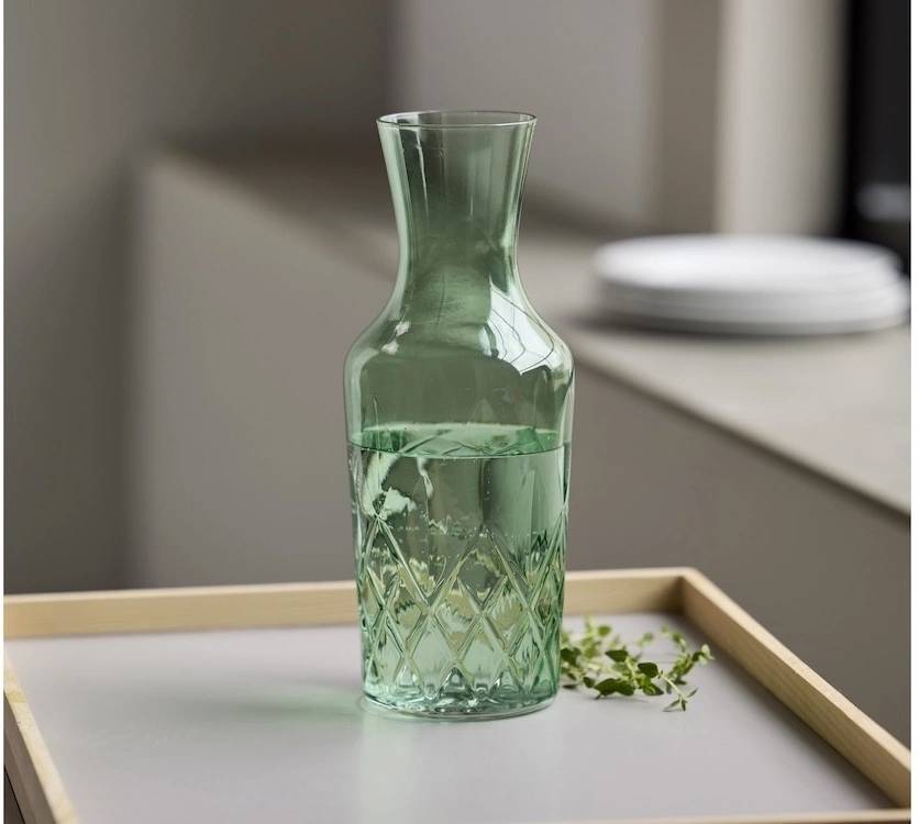Lyngby Glas Karafa na vodu Sorrento 1l Green