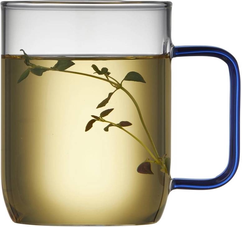 Lyngby Glas Skleněný hrnek Torino 40 cl (2 ks) Blue