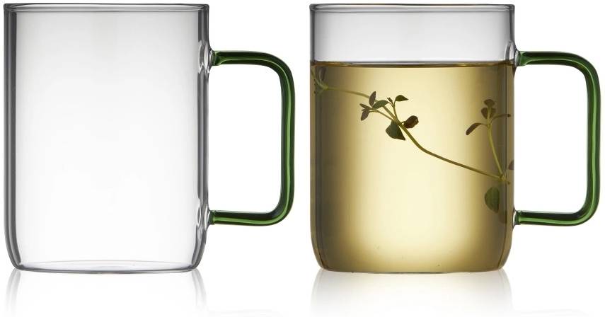 Lyngby Glas Skleněný hrnek Torino 40 cl (2 ks) Green