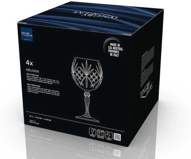 Lyngby Glas Sklenice Gin & tonic Melodia 65 cl (4 ks)