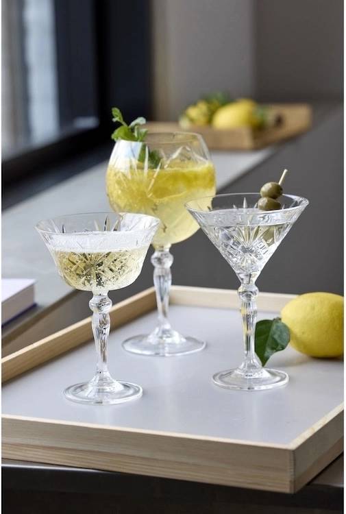 Lyngby Glas Sklenice na šampaňské Melodia 26 cl (4 ks)