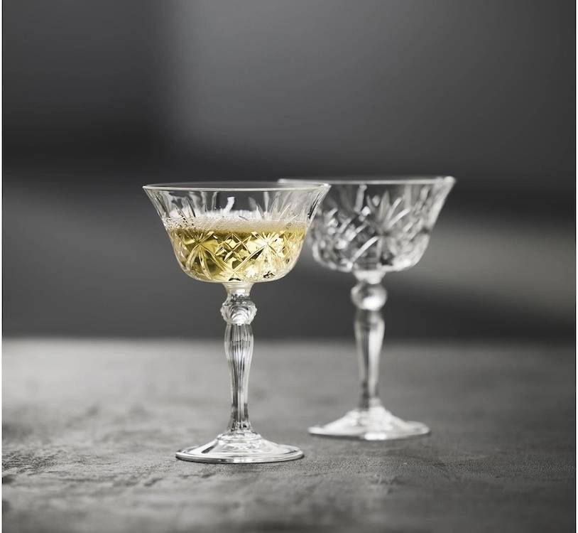Lyngby Glas Sklenice na šampaňské Melodia 26 cl (4 ks)