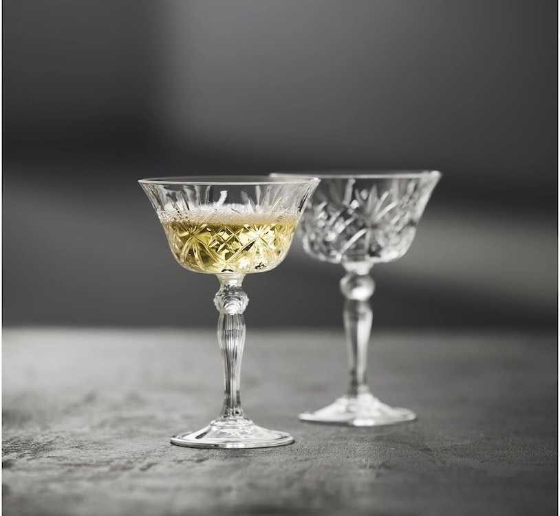 Lyngby Glas Sklenice na šampaňské Melodia 26 cl (4 ks)