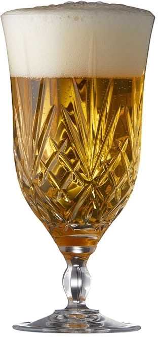 Lyngby Glas Sklenice na pivo Melodia 40 cl (4 ks)