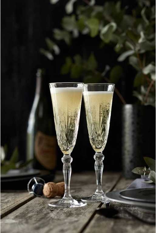 Lyngby Glas Sklenice na šampaňské Melodia 16cl (4 ks)