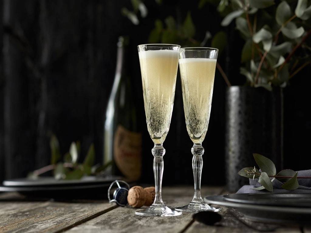 Lyngby Glas Sklenice na šampaňské Melodia 16cl (4 ks)