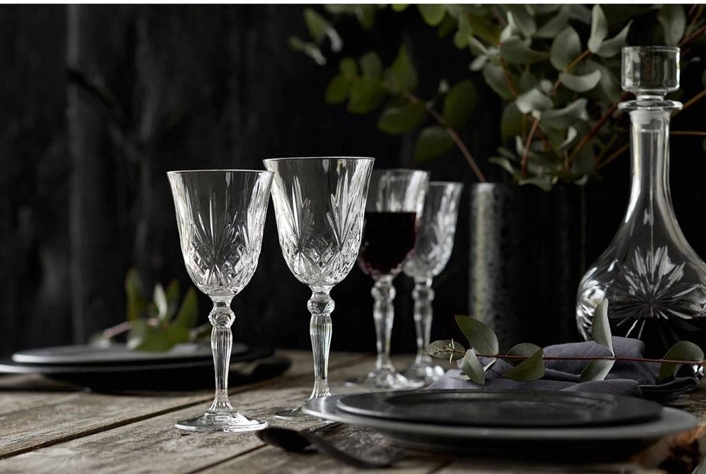Lyngby Glas Sklenice na červené víno Melodia (4 ks)