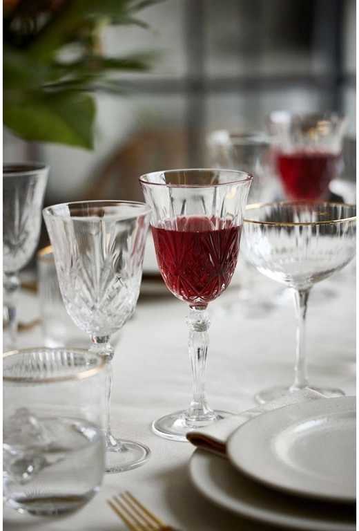 Lyngby Glas Sklenice na červené víno Melodia (4 ks)