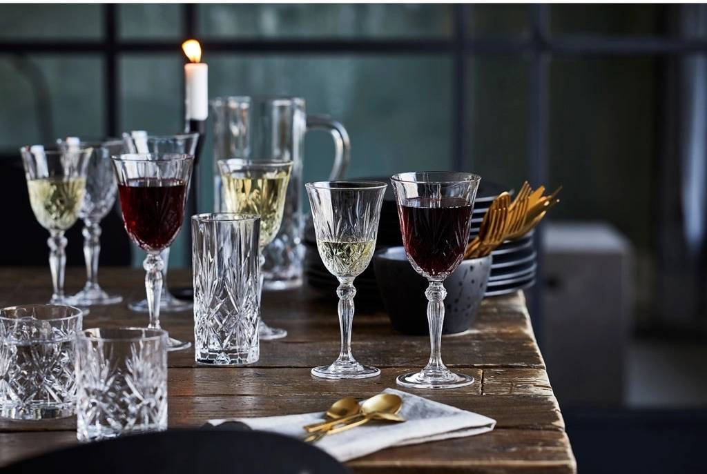 Lyngby Glas Sklenice na bílé víno Melodia (4 ks)
