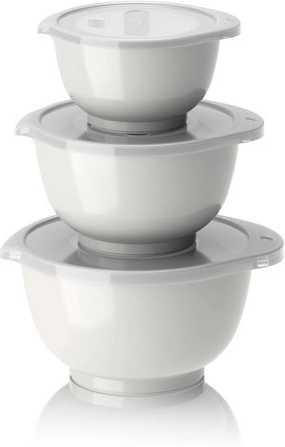 Rosti Sada kuchyňských mís Margrethe Mini 0,25+0,5+0,75L White