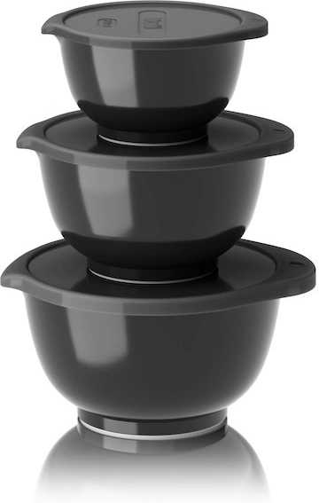 Rosti Sada kuchyňských mís Margrethe Mini 0,25+0,5+0,75L Black